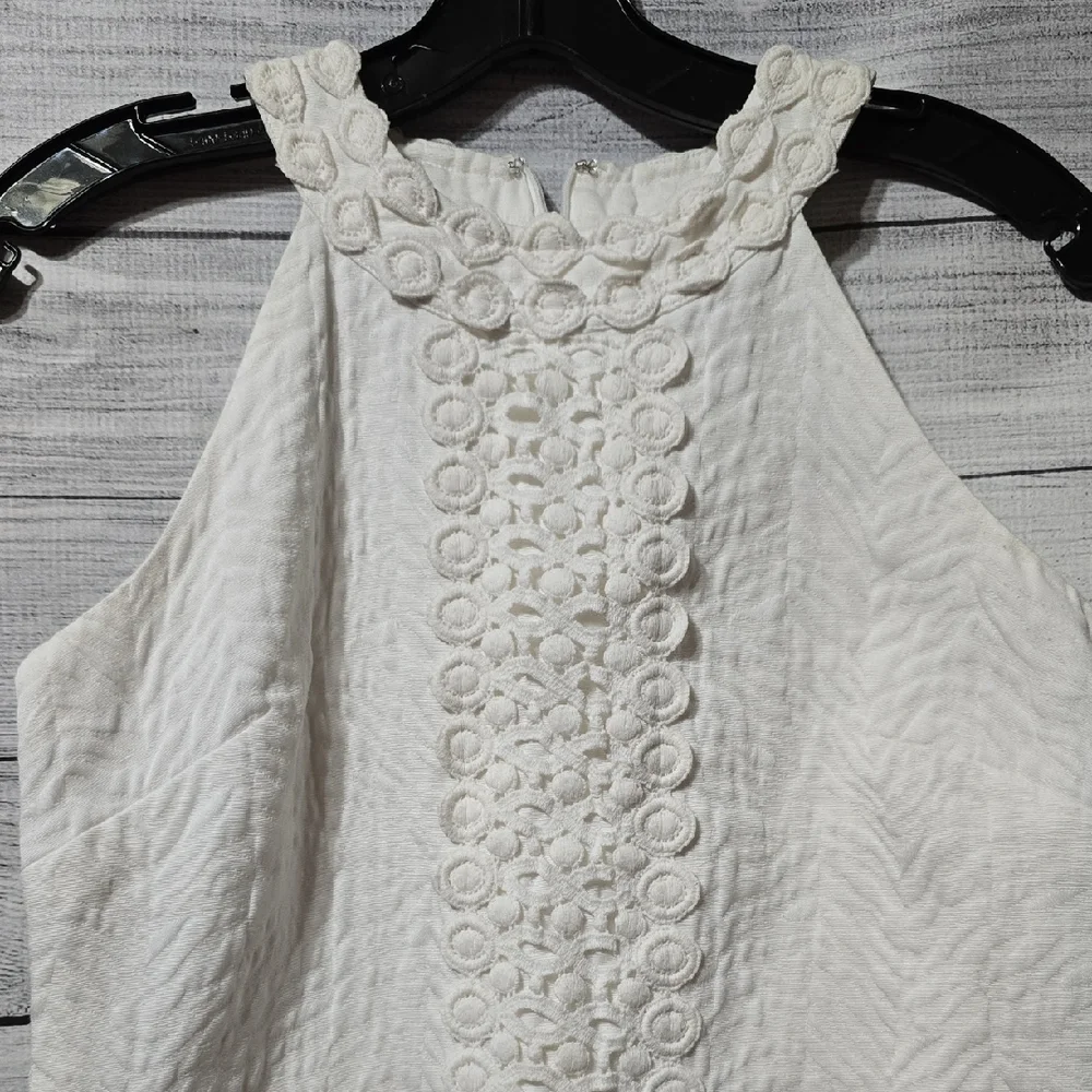 Michael Kors Textured White Mini Dress - Picture 3 of 6